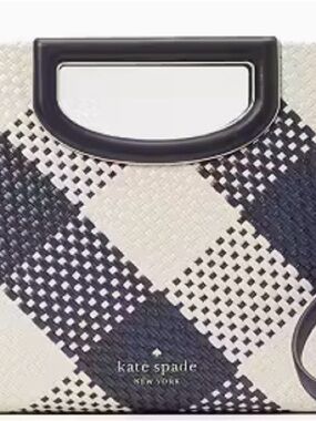 Alexia Gingham Crossbody Clutch